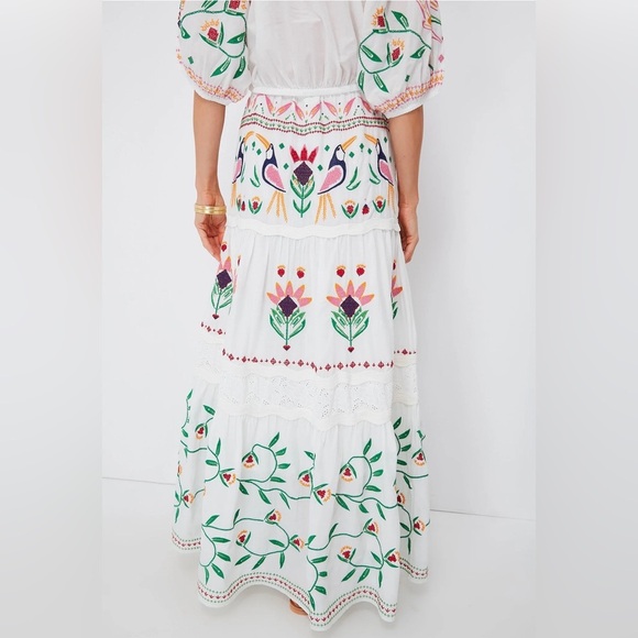 FARM Rio Summer Garden Maxi Skirt **altered piece** - Picture 6 of 16